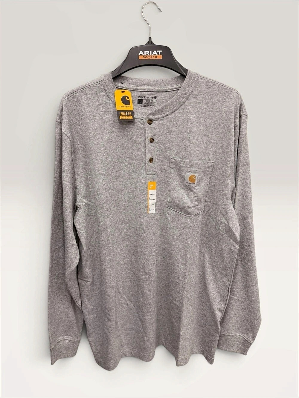 Carhartt Loose Fit Long Sleeve Gray Men’s Large NWT